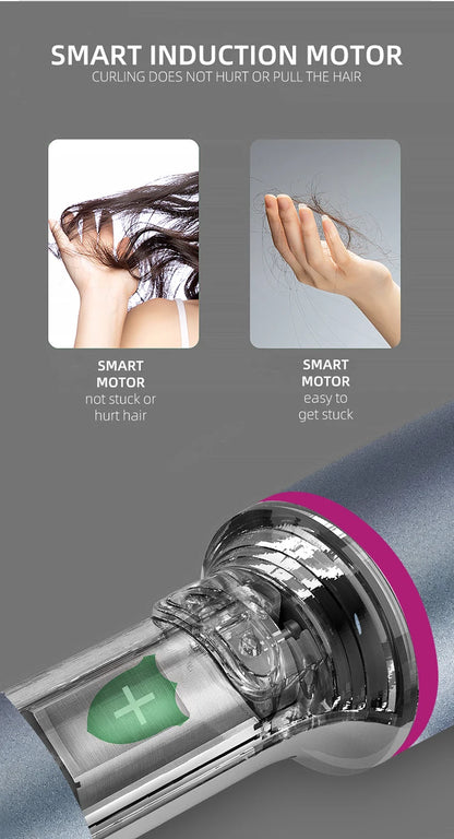 Auto Rotating Ceramic Hair Curler Automatic Curling Iron Styling Tool Hair Iron Curling Wand Air Spin and Curl Curler Hair Waver.