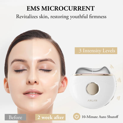 ANLAN Electric Gua Sha Massager EMS Face Lifting Beauty Device