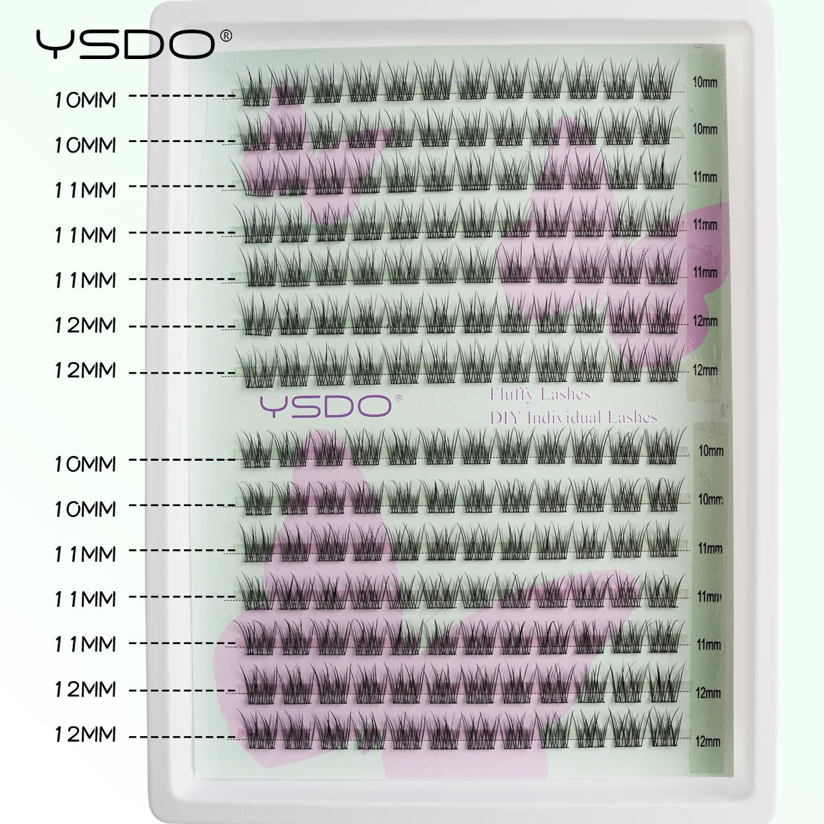 YSDO 10/14 Rows Natural Eyelash Extension Premade Volume Fans Individual Lashes Mink False Eyelashes Cluster Lashes Makeup Cilia.