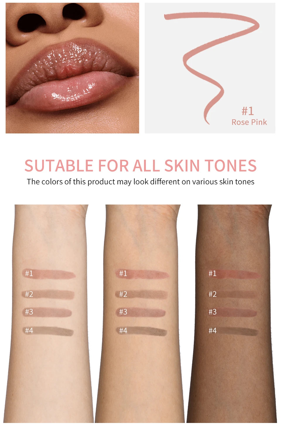 Waterproof Lip Liner Peel Off