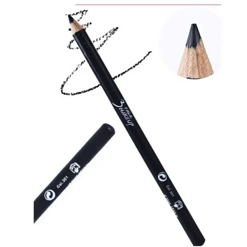 Waterproof Eyeliner & Eyebrow Pencil (Black/Brown)