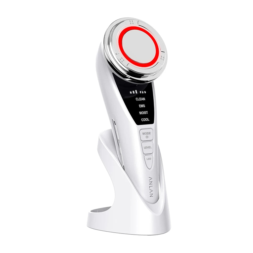 ANLAN EMS Facial Massager Pro LED Light Therapy Beauty Device