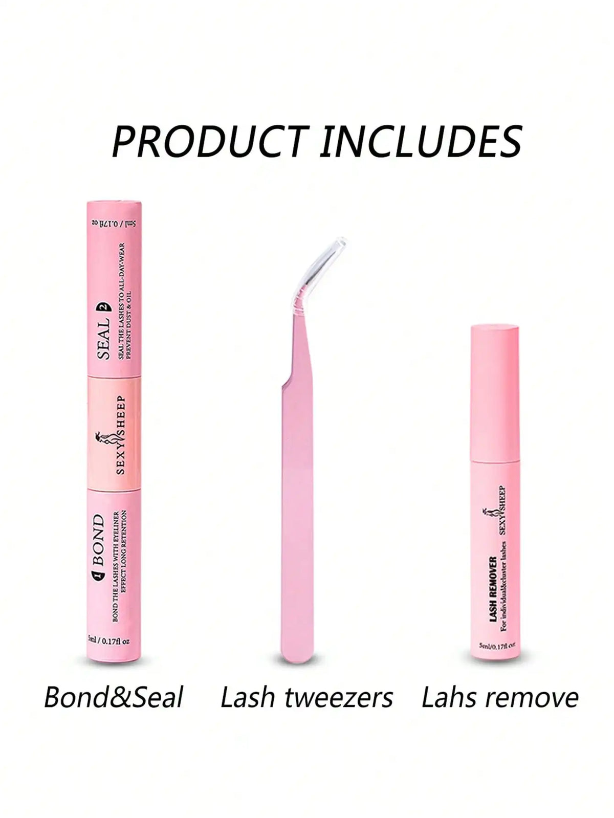 Lash Bond & Seal Kit — Lash Glue + Sealant + Remover