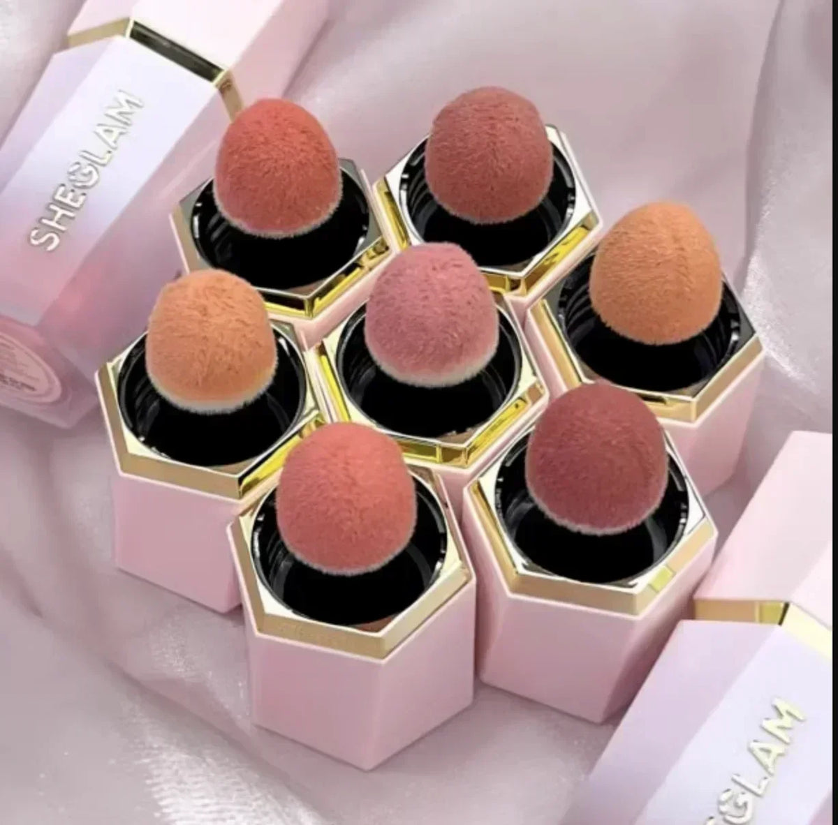 1pcs she glam make up Liquid brush Blush Facial Nourishing Blusher Gel Cream Multi-purpose Lip Gloss Makeup Blush