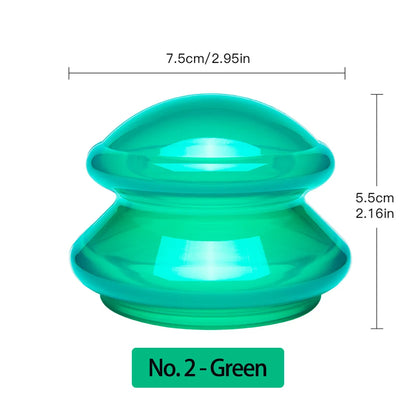 1Pcs Silicone Massage Body Cups Anti Cellulite Suction Cup Chinese Vacuum Cuppings Massager for Face Skin Lifting Body Relaxtion
