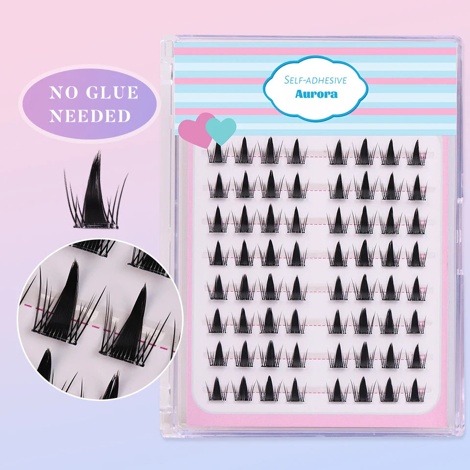 Self Adhesive Cluster Lashes