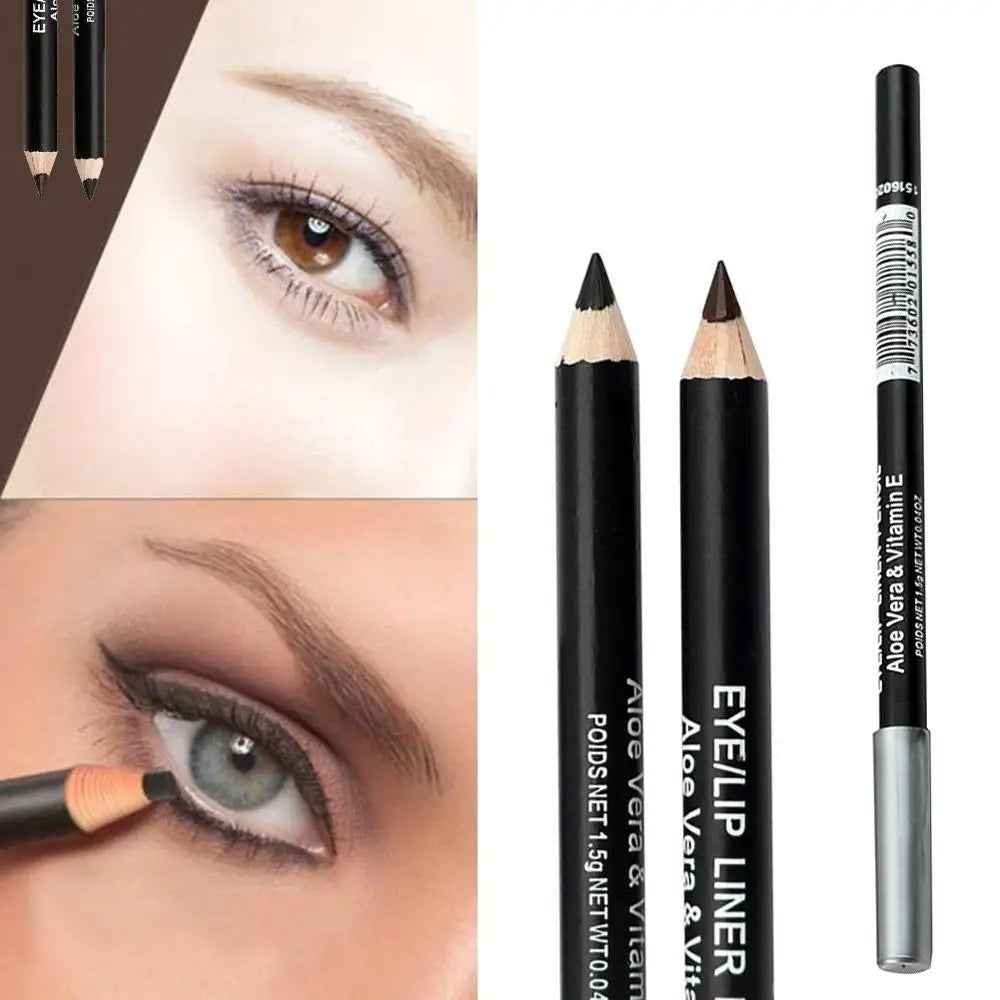 Waterproof Eyeliner & Eyebrow Pencil (Black/Brown)