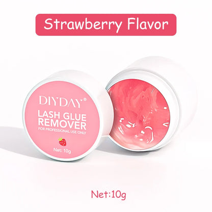 DIYDAY Eyelash Glue Remover No Irritation Ultra-Fast Cleaning Lash Cream Safe for Sensitive Eyes Easy Removal for False Lashes