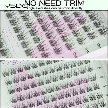YSDO 10/14 Rows Natural Eyelash Extension Premade Volume Fans Individual Lashes Mink False Eyelashes Cluster Lashes Makeup Cilia.