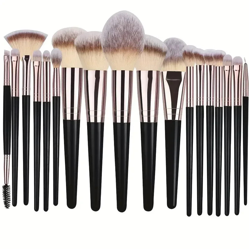 3-20PCS Makeup Brushes Set Soft Fluffy Eyeshadow Foundation Concealer Blending Blush Brush Kabuki Professional Women Beauty Tool.