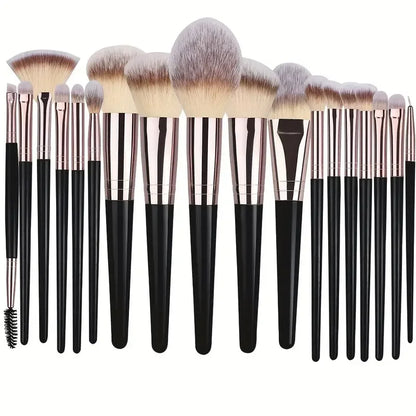 3-20PCS Makeup Brushes Set Soft Fluffy Eyeshadow Foundation Concealer Blending Blush Brush Kabuki Professional Women Beauty Tool.