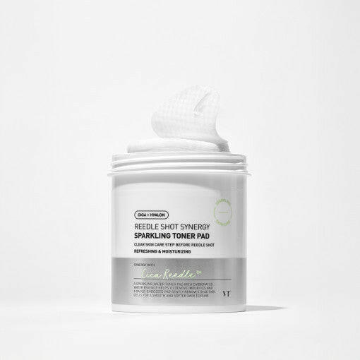 VT Reedle Shot Synergy Sparkling Toner Pad 80ea / 200ml.