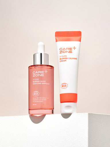 A-Cure Blemish Quick Soothing Ampoule Special Set 50ml (+Cream 31ml) - Radiance Revolution
