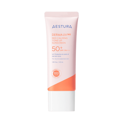 AESTURA Derma UV 365 Red Calming Tone-up Sunscreen 40ml.
