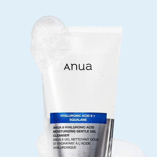 Anua 8 Hyaluronic Acid Moisturizing Gentle Gel Cleanser 150ml - Radiance Revolution - Anua - Cleanser