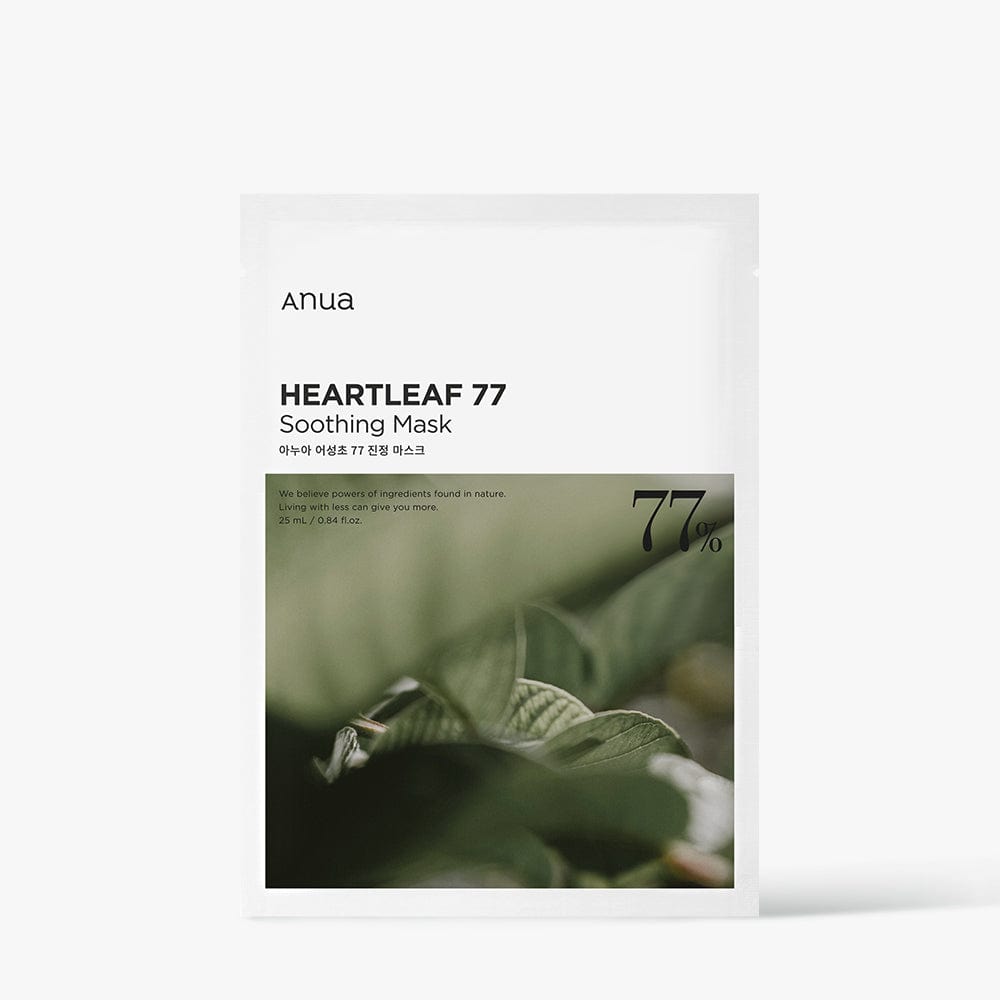 Anua Heartleaf 77% Soothing Sheet Mask 25ml X 10ea - Radiance Revolution - Anua - Facial Mask