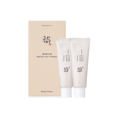 Beauty of Joseon Relief Sun : Rice + Probiotics Set 50ml (Double Pack) - Radiance Revolution - Default Title - Sun Cream - Beauty of Joseon