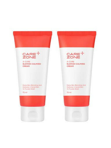CAREZONE A-Cure Blemish Calming Cream 75ml 1+1 Special Set.