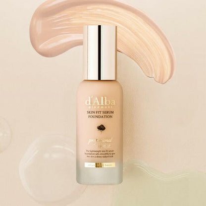 d'Alba Skin Fit Serum Foundation (Spatula) SPF50+/PA+++ 40ml.