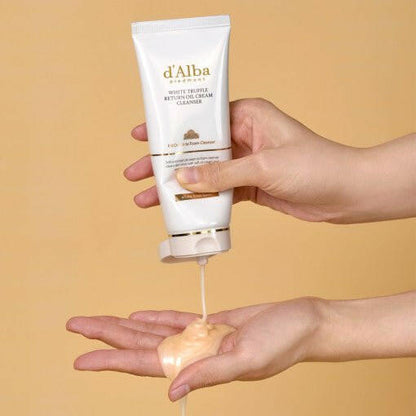 d'Alba White Truffle Return Oil Cream Cleanser (Tube) 100ml X 2ea.