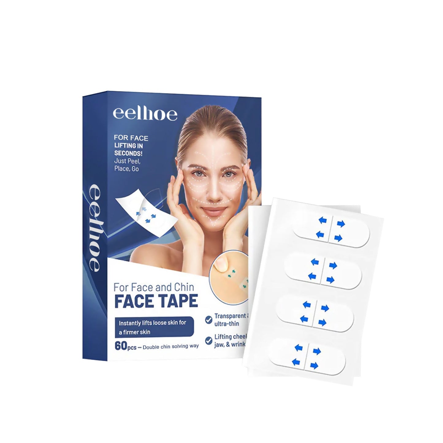 EELHOE Invisible Face Lifting Tape - Radiance Revolution - Generic - Anti Aging