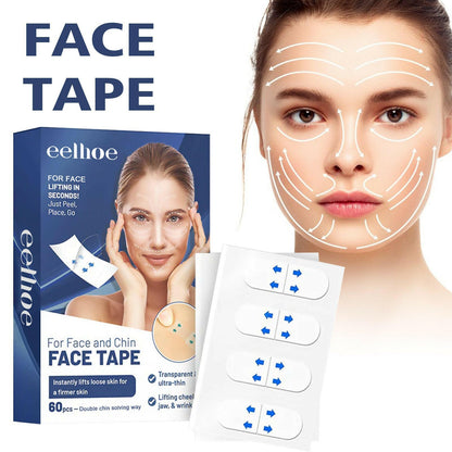 EELHOE Invisible Face Lifting Tape - Radiance Revolution - 60pcs - Face Shaper - Generic
