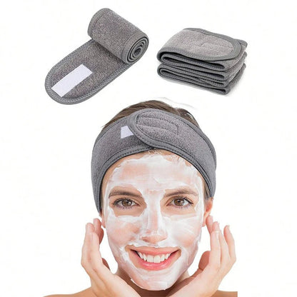 Face Washing Headband - Radiance Revolution - Grey - Accessories - Generic