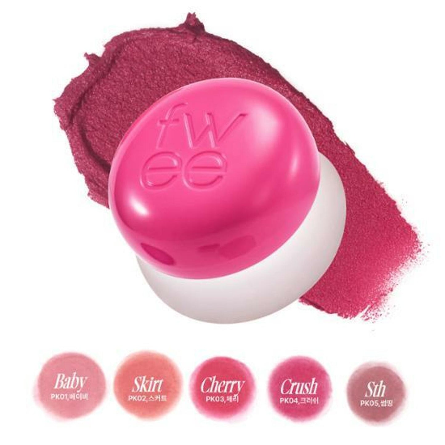 fwee Lip & Cheek Blurry Pudding Pot #Blushed Moment - Radiance Revolution - fwee - Face Blush