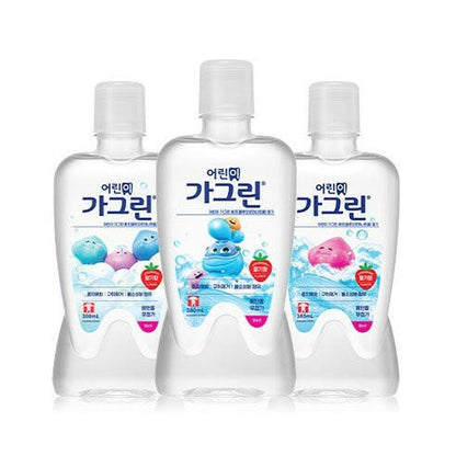 Gagreen Kids Mouthwash 380mlX3ea (Strawberry).