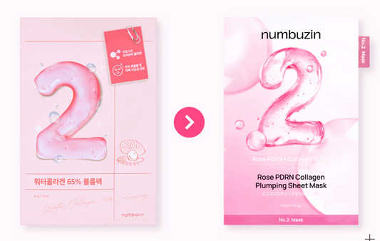 numbuzin No.2 Water Collagen 65% Voluming Sheet Mask