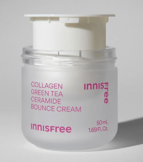 innisfree Collagen Green Tea Ceramide Bounce Cream 50ml (Refill).