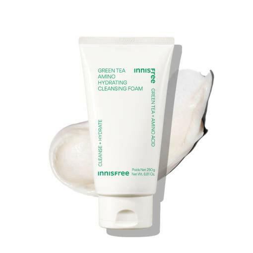innisfree Green Tea Amino Hydrating Cleansing Foam 250g.