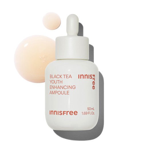 innisfree Black Tea Youth Enhancing Ampoule 50ml (Black Tea + Adenosine) - Radiance Revolution