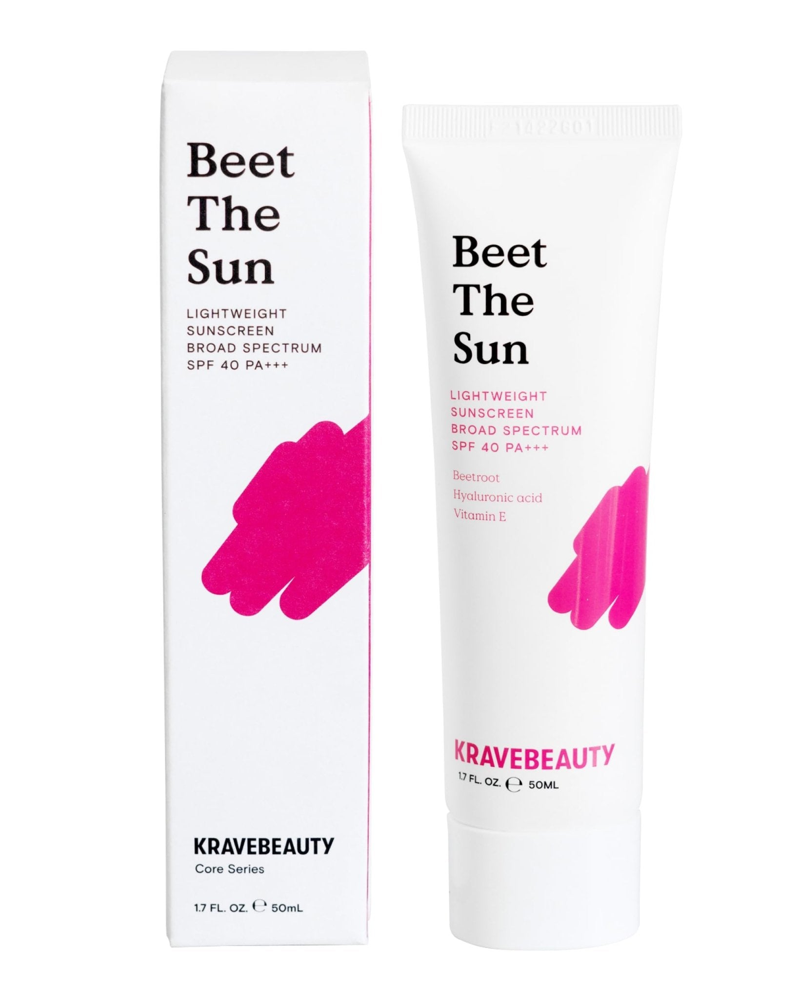 KRAVEBEAUTY Beet The Sun SPF 40 PA+++ 50ml - Radiance Revolution - KRAVEBEAUTY - Sun Cream