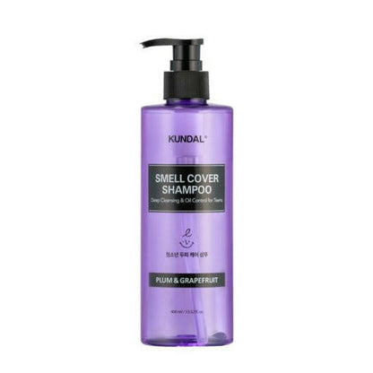 KUNDAL All Day Smell Cover Teens Shampoo 400ml #Plum & Grapefruit.