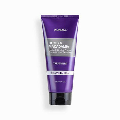KUNDAL HONEY & MACADAΜΙΑ Hydro-Intensive Protein Premium Hair Treatment 200ml #LA VIE EN ROSE.