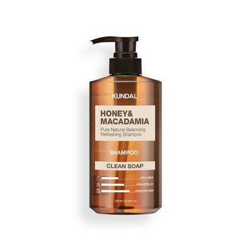 KUNDAL HONEY & MACADAMIA Pure Natural Balancing Refreshing Shampoo 500ml #CLEAN SOAP - Radiance Revolution - KUNDAL - Shampoo