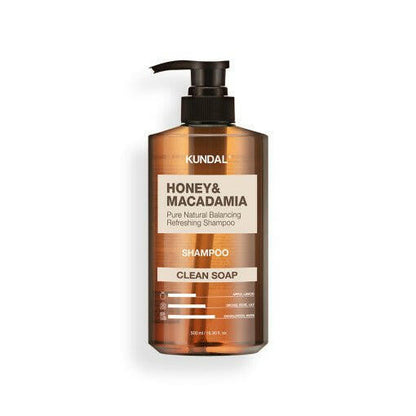 KUNDAL HONEY & MACADAMIA Pure Natural Balancing Refreshing Shampoo 500ml #CLEAN SOAP.