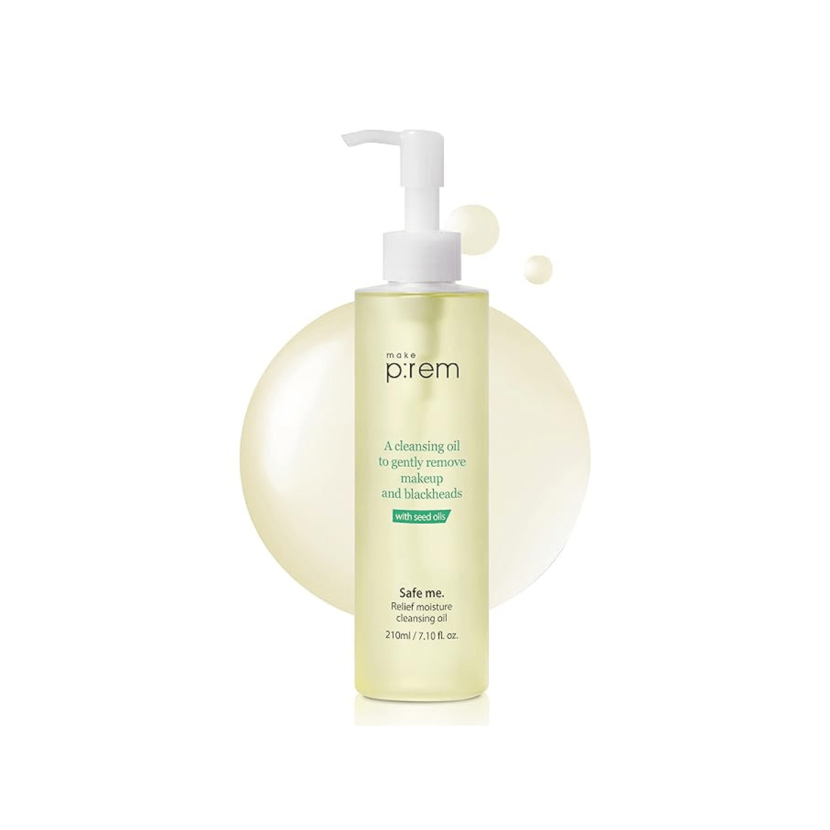 make p:rem Safe Me. Relief Moisture Cleansing Oil 210ml - Radiance Revolution - make p:rem - CLEANSING OIL