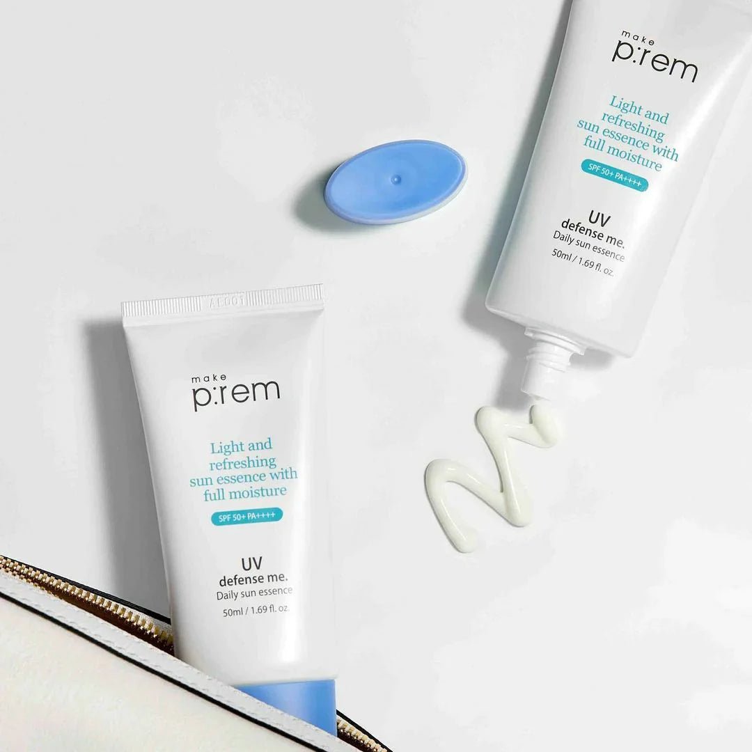 make p:rem UV Defense Me. Daily Sun Essence SPF 50+ PA++++ 50ml - Radiance Revolution - make p:rem - Sun Cream