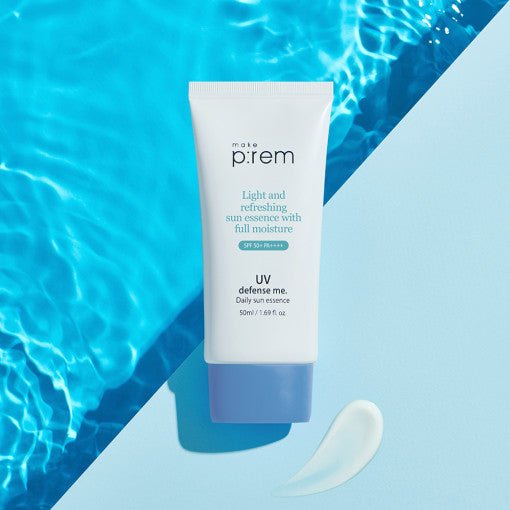 make p:rem UV Defense Me. Daily Sun Essence SPF 50+ PA++++ 50ml - Radiance Revolution - make p:rem - Sun Cream