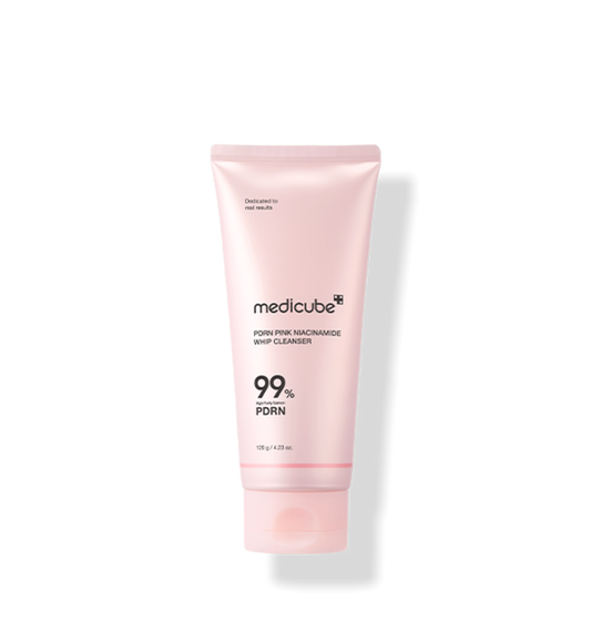 medicube PDRN Pink Niacinamide Whip Cleanser 120g.
