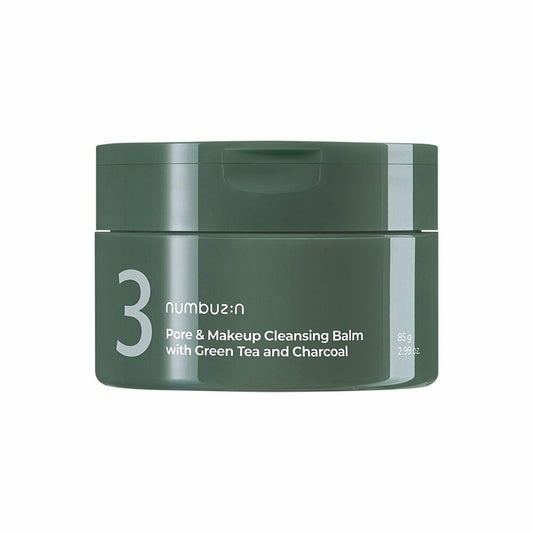 numbuzin No.3 Pore & Makeup Cleansing Balm with Green Tea and Charcoal 85g - Radiance Revolution