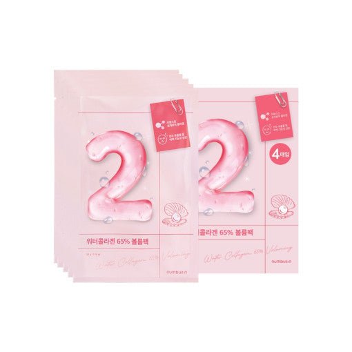 numbuzin No.2 Water Collagen 65% Voluming Sheet Mask - Radiance Revolution - numbuzin - Facial Mask