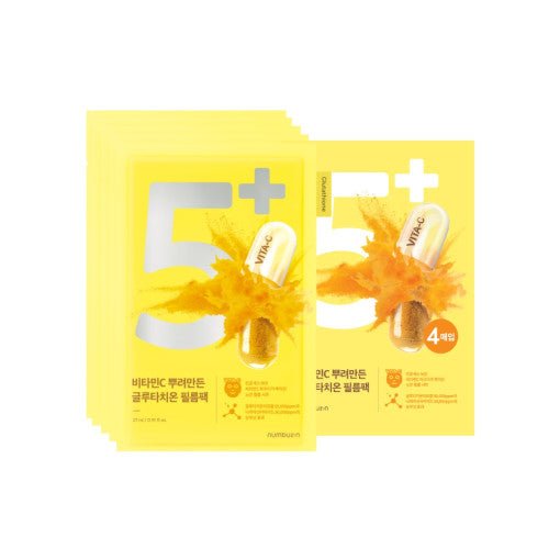 numbuzin No.5+ Vitamin Spotlight Sheet Mask - Radiance Revolution - numbuzin - Facial Mask