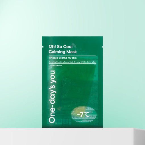 One - day's you Oh! So Cool Calming Mask 25ml x 5ea - Radiance Revolution - One - day's you - Facial Mask