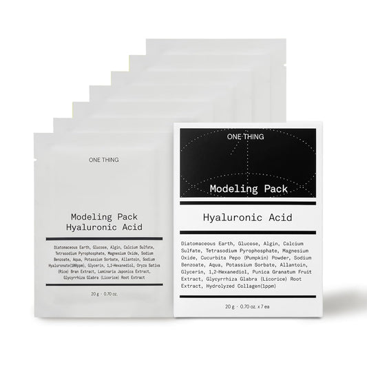 ONE THING Modeling Pack 20g X 7 #Hyaluronic Acid - Radiance Revolution - ONE THING - Facial Mask