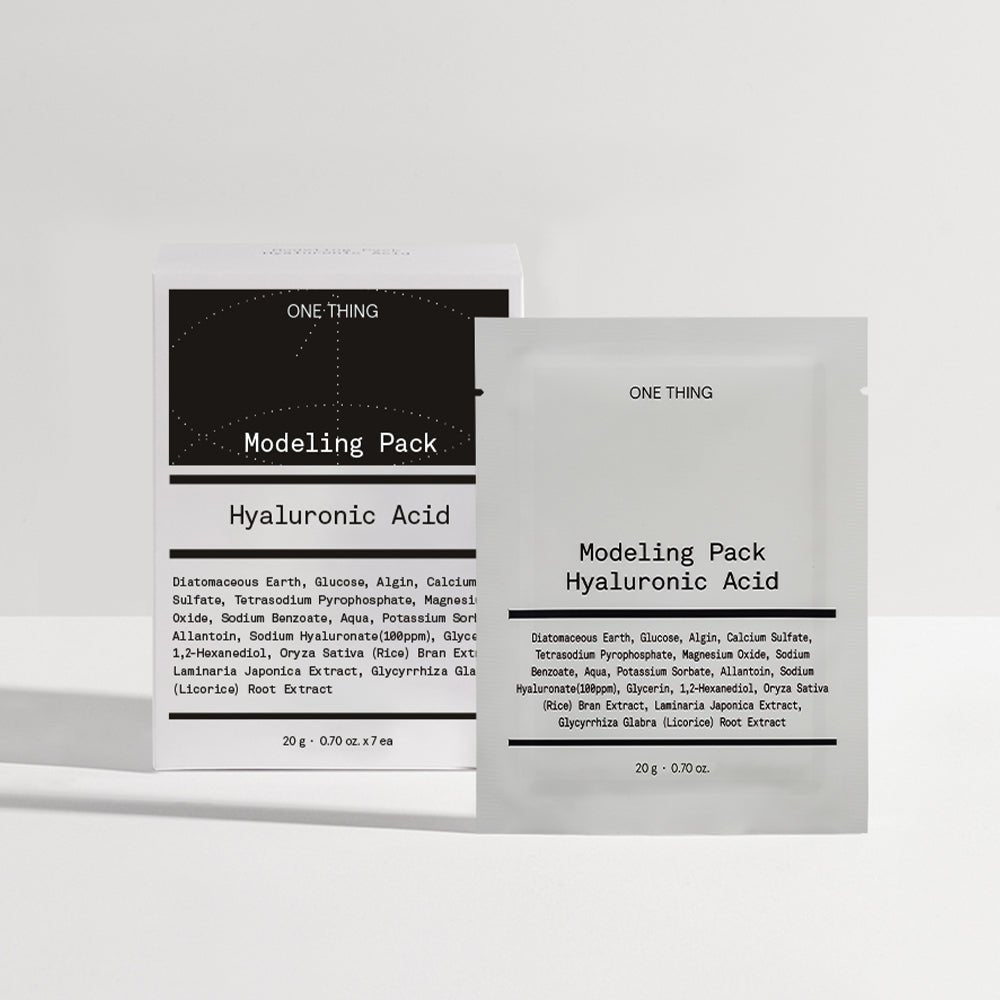 ONE THING Modeling Pack 20g X 7 #Hyaluronic Acid - Radiance Revolution - ONE THING - Facial Mask