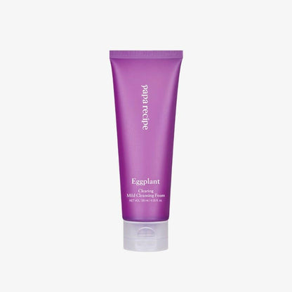 papa recipe Eggplant Clearing Mild Cleansing Foam 120ml.