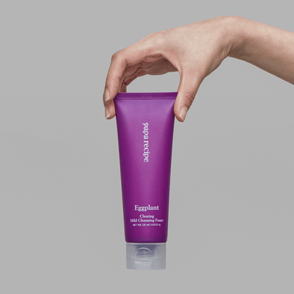 papa recipe Eggplant Clearing Mild Cleansing Foam 120ml.